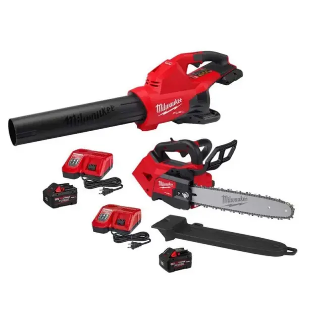 Milwaukee M18 FUEL Blower & 14-Inch Chainsaw Bundle — FORGE Starter Kit
