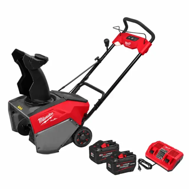 Milwaukee 3036-22HD — 21-Inch Cordless Snow Blower with Two 12Ah Batteries