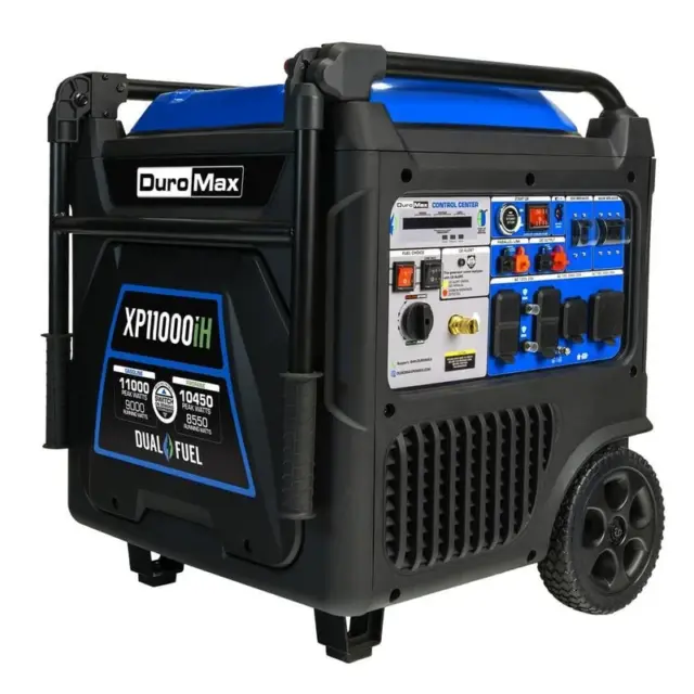 DuroMax XP11000iH — Dual-Fuel Inverter Generator, Remote Start