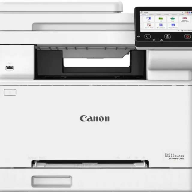 Canon imageCLASS MF665Cdw — Color Laser All-in-One with Fax & 50-Sheet ADF
