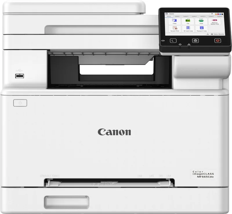 Canon imageCLASS MF665Cdw — Color Laser All-in-One with Fax & 50-Sheet ADF — product photograph