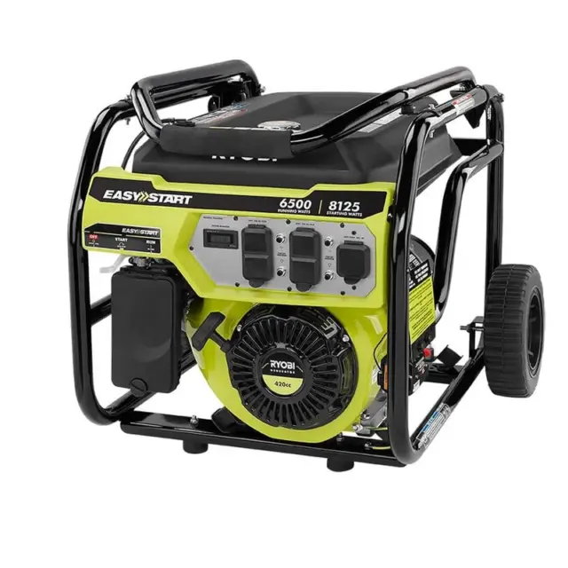 RYOBI RY906500S — Gas Portable Generator with CO Detect