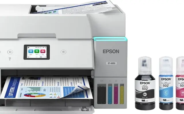 Epson EcoTank ET-4950 — Wireless Color All-in-One Supertank Printer