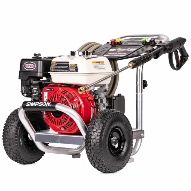 SIMPSON ALH3425-S — 3600 PSI Gas Pressure Washer, Aluminum Frame