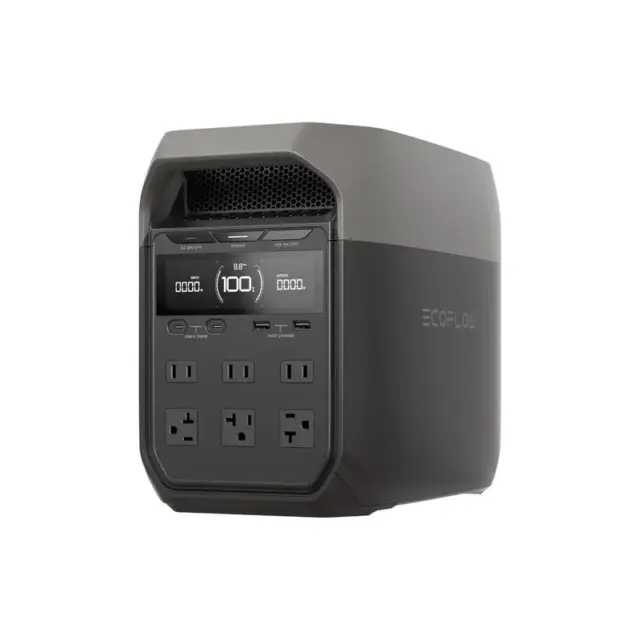 EcoFlow DELTA 3 — 1024Wh LFP Portable Power Station, 1800W