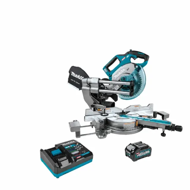 Makita GSL02M1 — XGT 8½-Inch Cordless Miter Saw Kit, 4Ah Battery