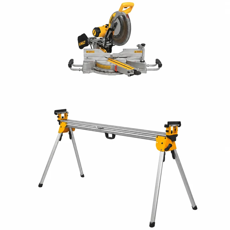 DEWALT DWS780 Miter Saw & Heavy-Duty Stand — DWS780WDWX723 — product photograph