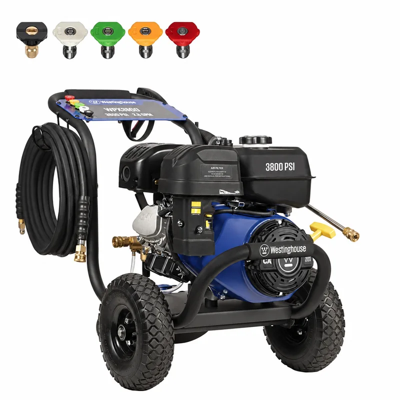 Westinghouse WPX3800 — 3800 PSI Gas Pressure Washer, Triplex Pump — product photograph