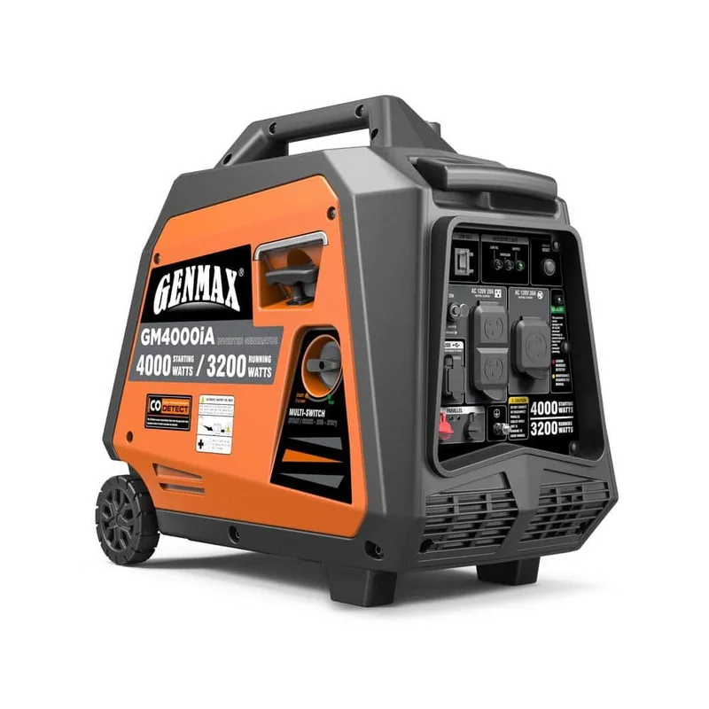 GENMAX GM4000iA — 4000-Watt Gas Inverter Generator — product photograph