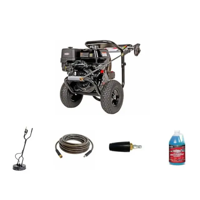 SIMPSON 4200 PSI Pressure Washer Bundle — 20-Inch Cleaner & 100-Foot Hose