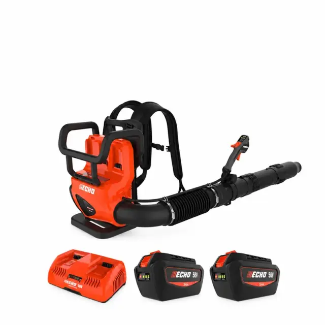 ECHO DPB-5800TD2-2 — 795 CFM Backpack Blower with Two 5Ah Batteries