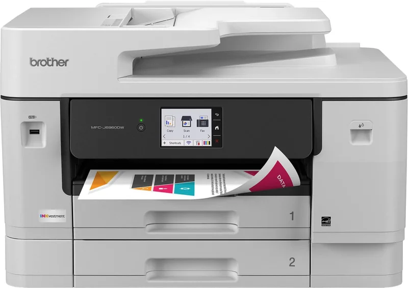 Brother MFC-J6960DW — 11 × 17-Inch Wireless All-in-One Printer — product photograph