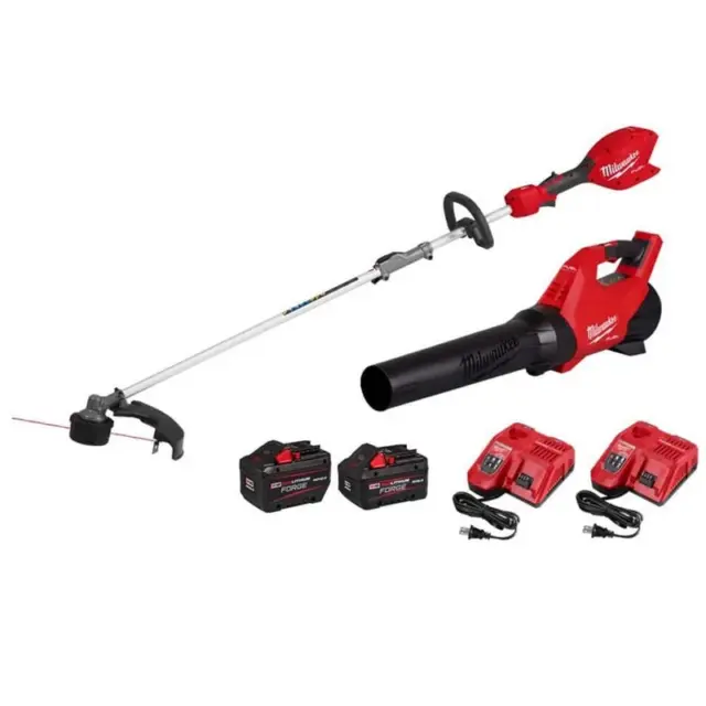 Milwaukee M18 FUEL Blower & String Trimmer Kit — Two Batteries