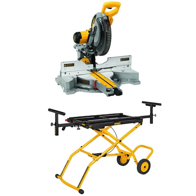 DEWALT DWS779 Miter Saw & Rolling Stand — DWS779WDWX726 — product photograph