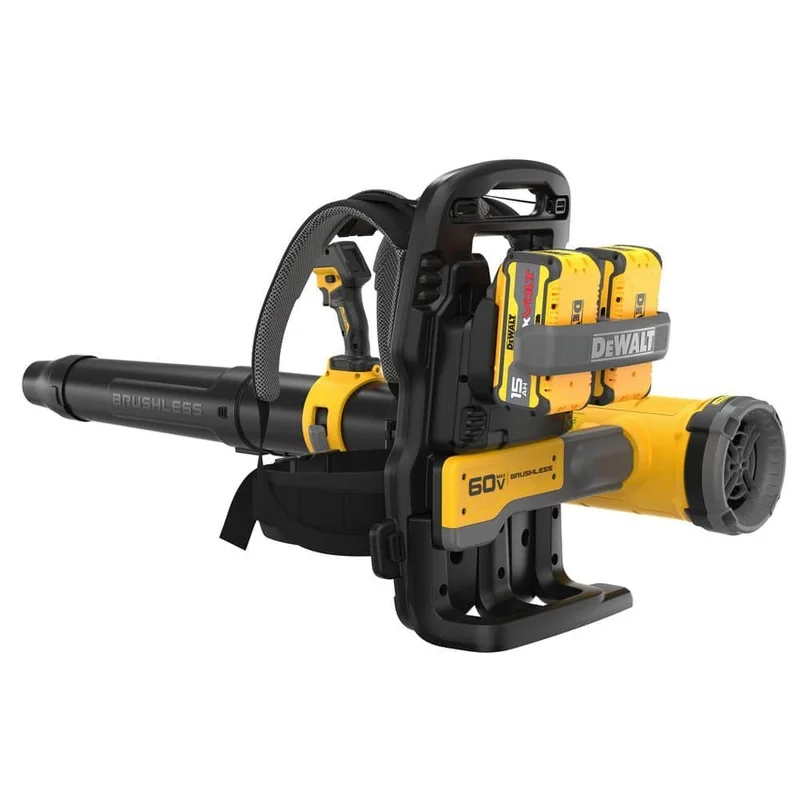 DEWALT DCBL570Z2 — 855 CFM Backpack Blower with Two 5Ah Batteries — product photograph
