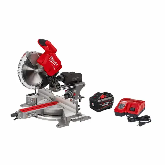 Milwaukee 2739-21HD — 12-Inch Miter Saw Kit with 12Ah Battery