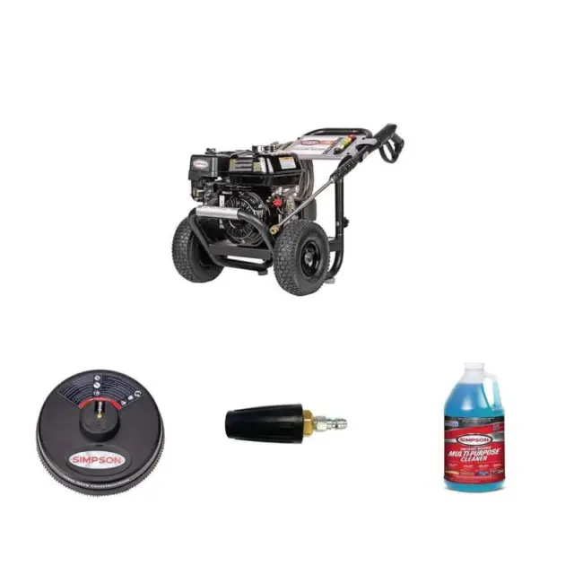 SIMPSON 3300 PSI Pressure Washer Bundle with 15-Inch Surface Cleaner